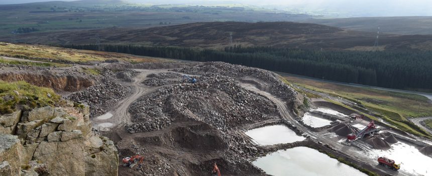 Shap Quarry top-down view