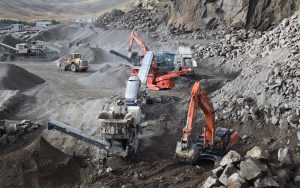 work commences at Shap rock face