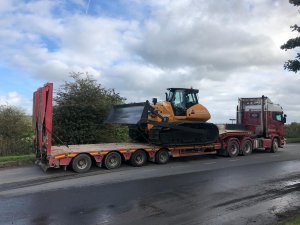 bulldozer in transit